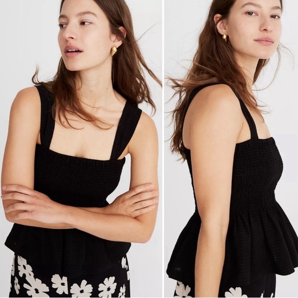 Madewell Tops - Madewell Texture & Thread black tank top L